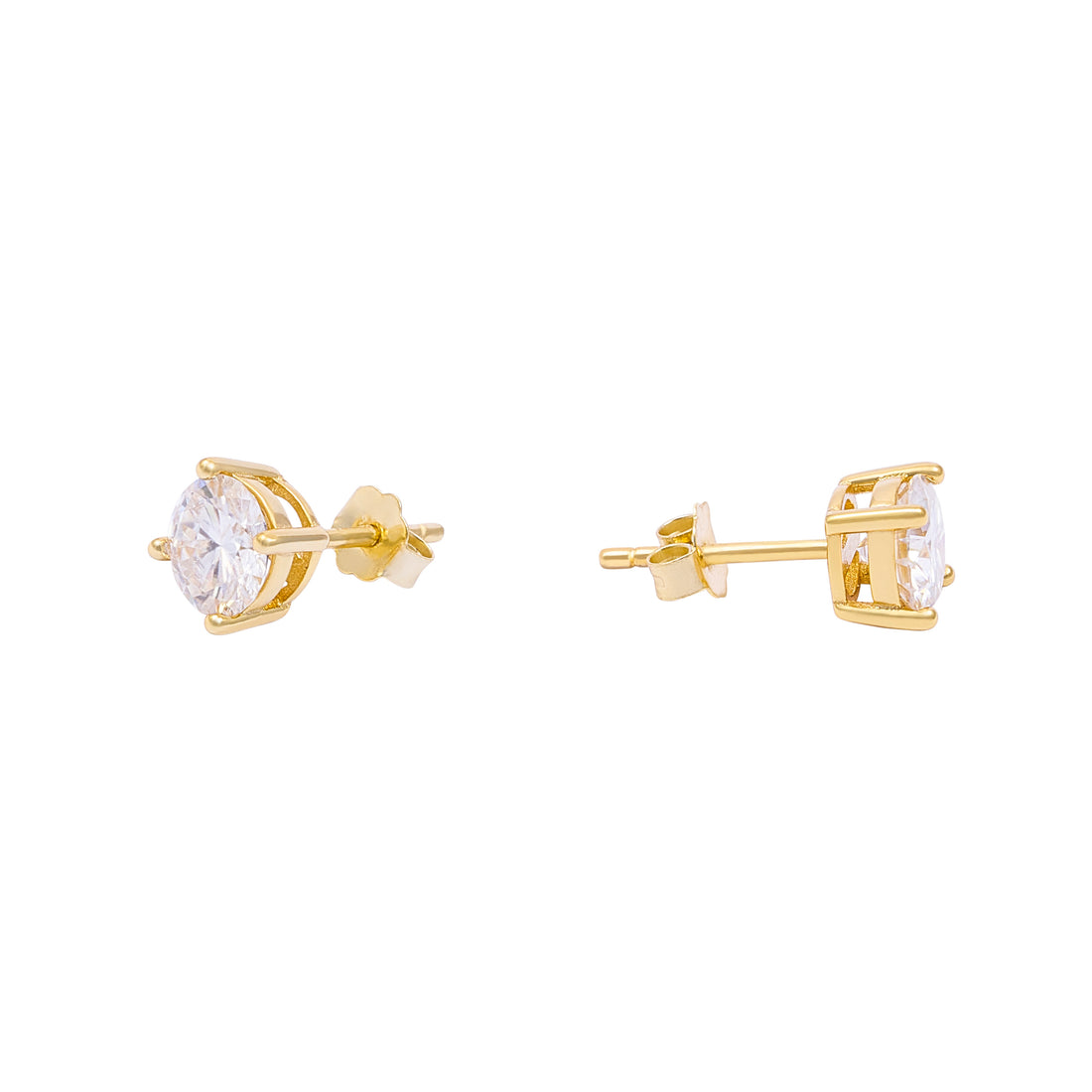 Aros Stud Moissonita 1CT