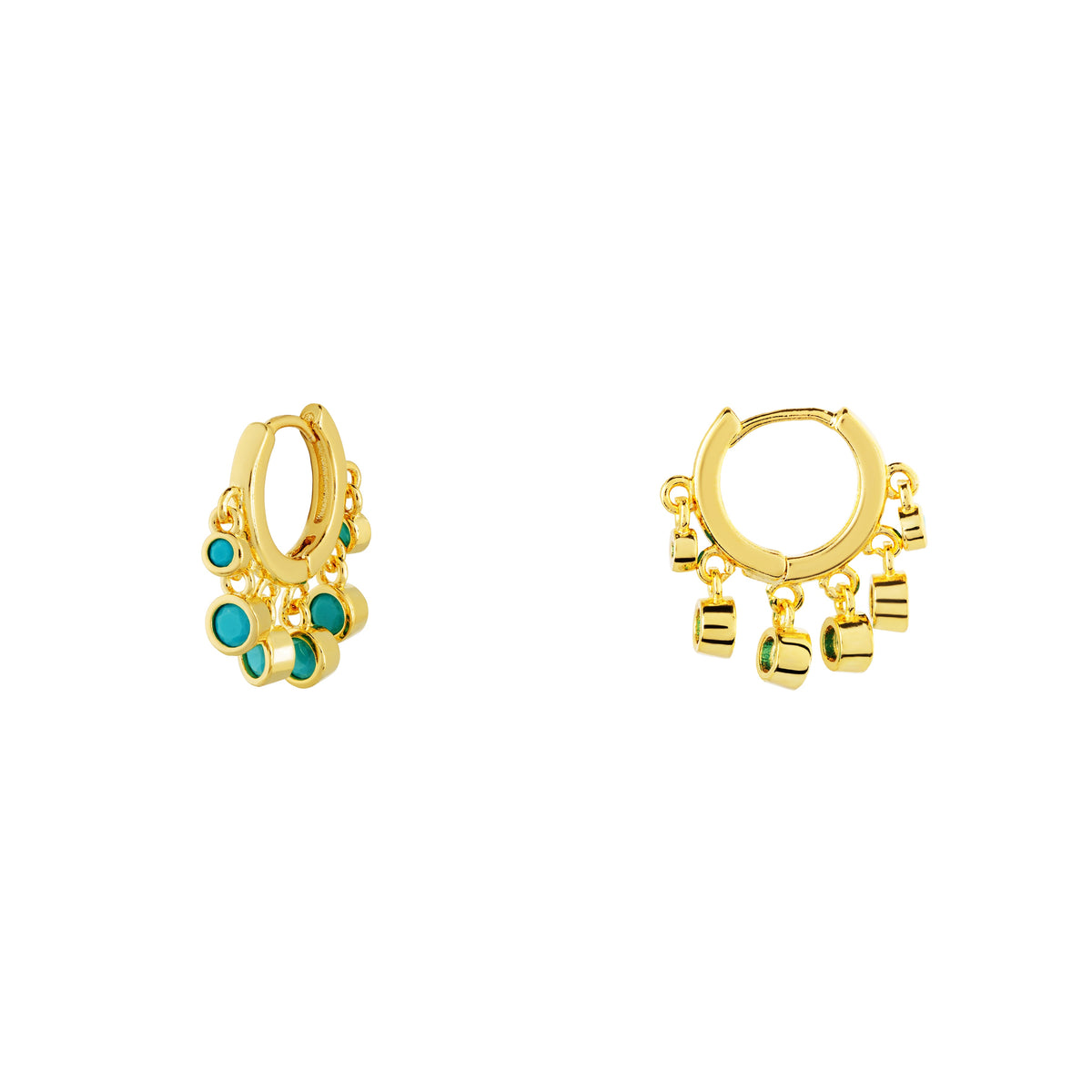 Argollas Azucena - Oro / 12 MM