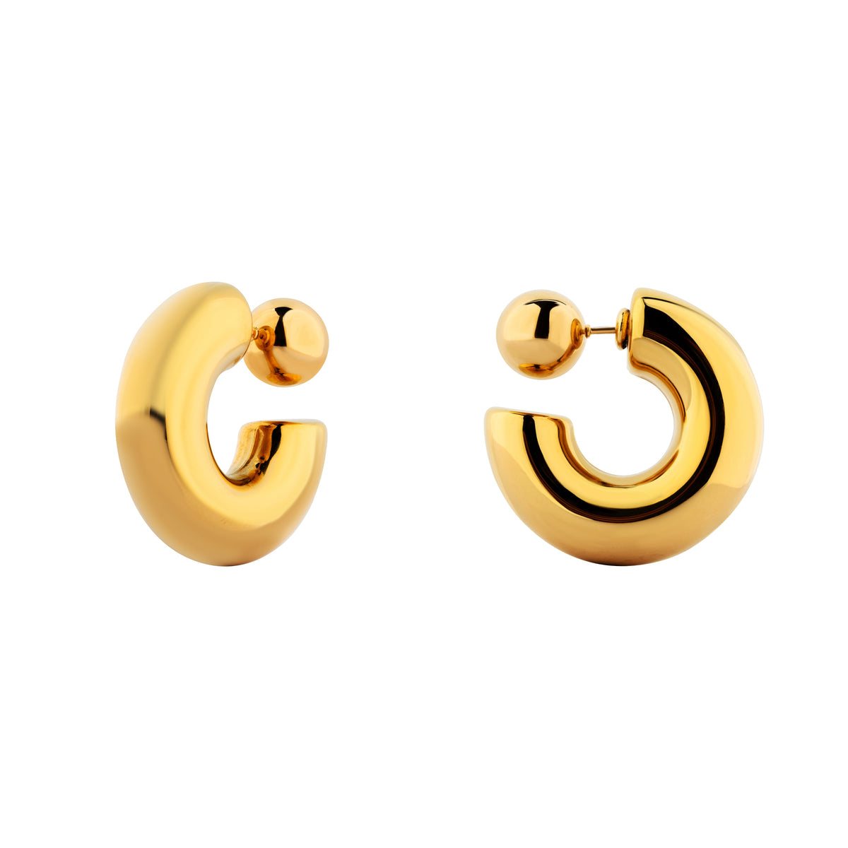 Argollas Stephanie - Oro / 30 MM