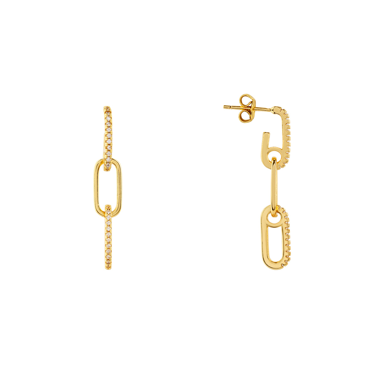 Aros Constanza - Oro / 30 MM