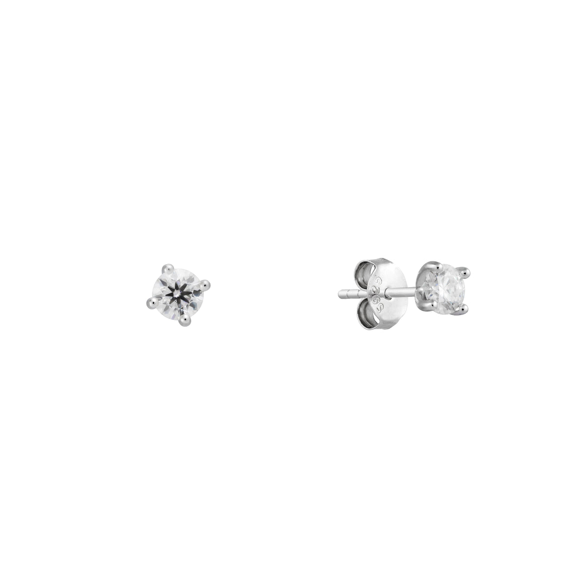 Aros Karla - Plata / 4 MM